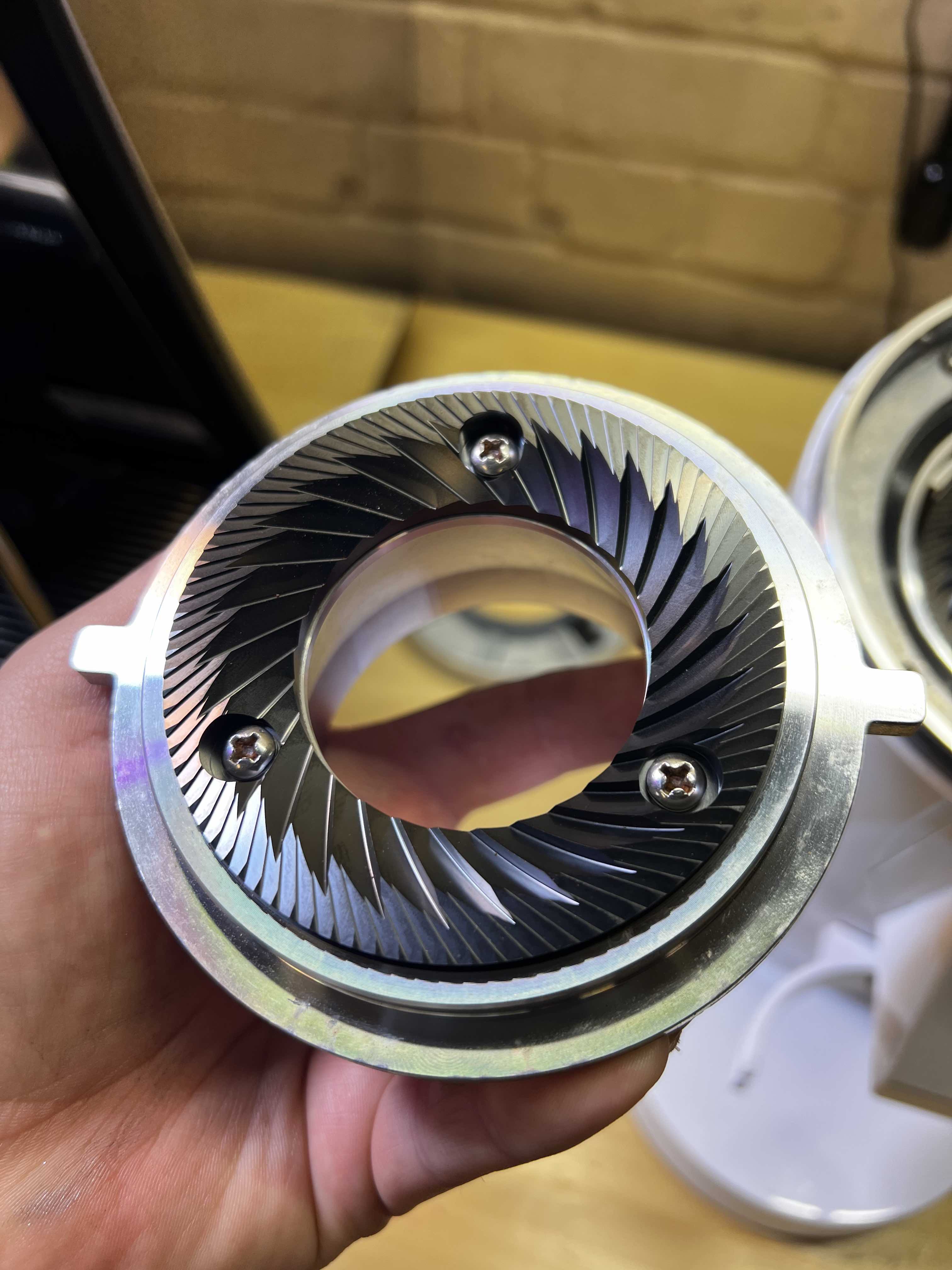 Turin DF83 DLC Coated Brew Burr Set Upgrade - Image 6